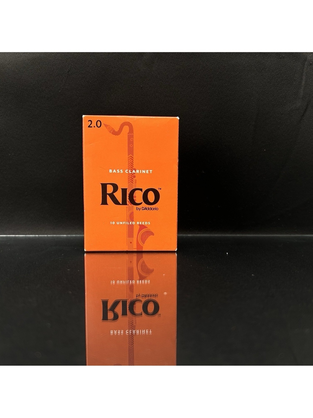 Rico by D'addario Bass Clarinet Reeds Unfiled 2.0 & 3.0 Open Box of 8 **READ**